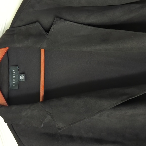 Premise faux suede leather coat - size small - Picture 4 of 9